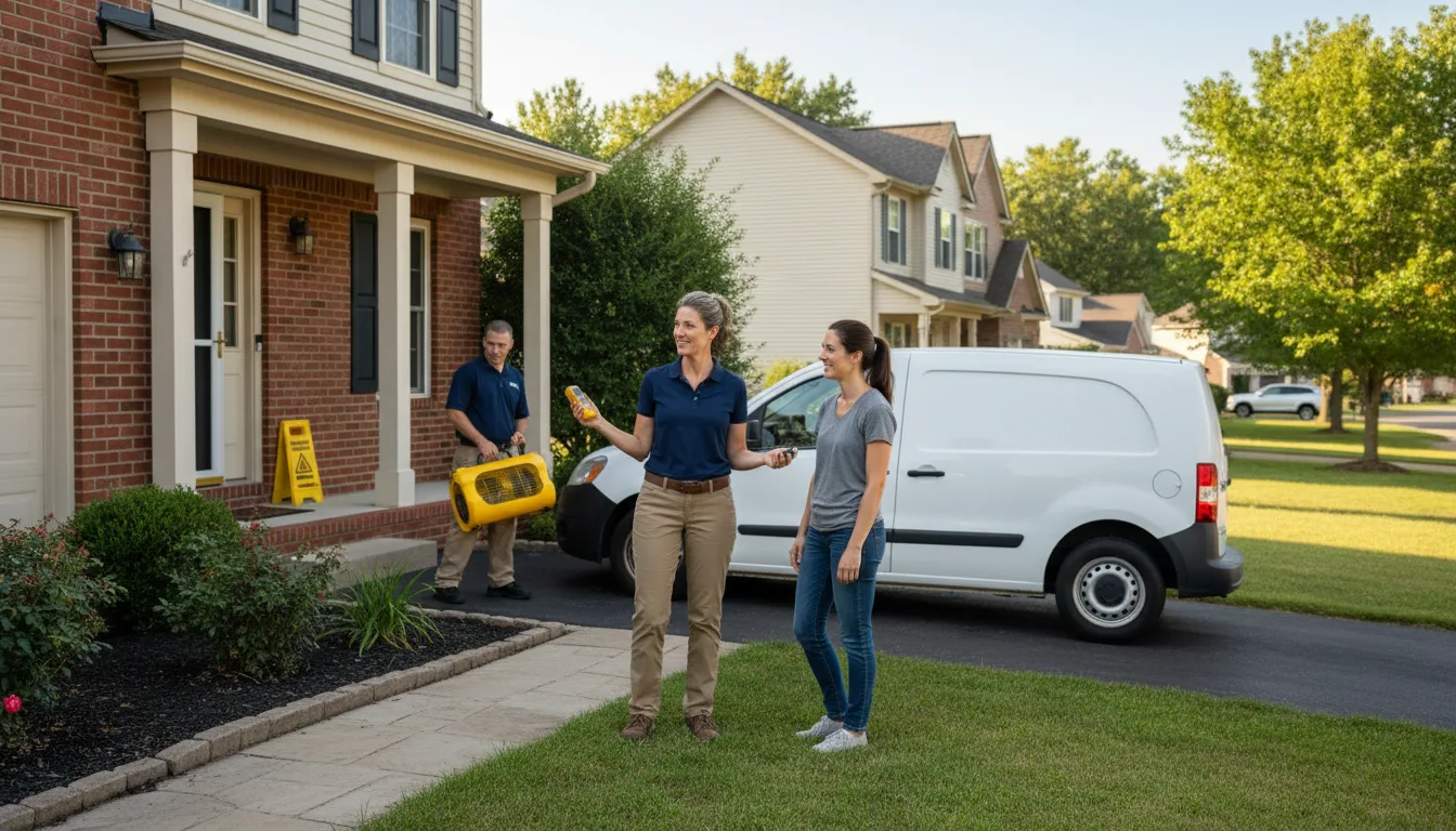 Residential water damage restoration in Boalsburg, PA